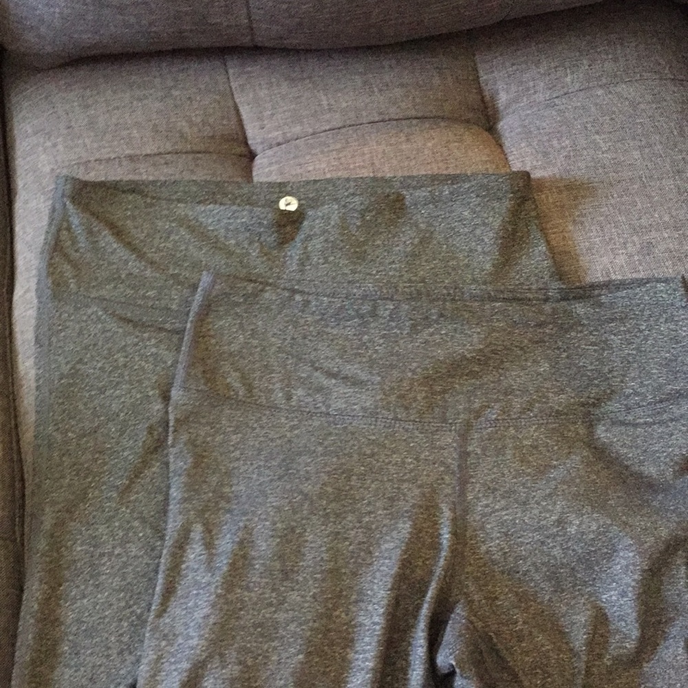 90 Degree by Reflex Gray Pair Yoga Leggings Sz Sm